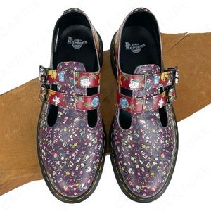 Dr. Martens 8065 Mary Jane in a Vintage Floral Mash Up Print
